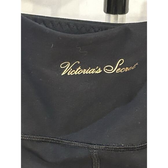 Women's Victoria's Secret 2 pairs of Black & Gray Leggings Size M - Picture 3 of 8